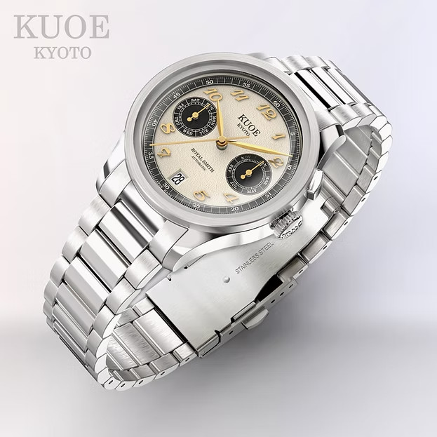 [Near MINT-] KUOE KYOTO ROYAL SMITH 90-010 35mm Automatic Men’s Watch JAPAN