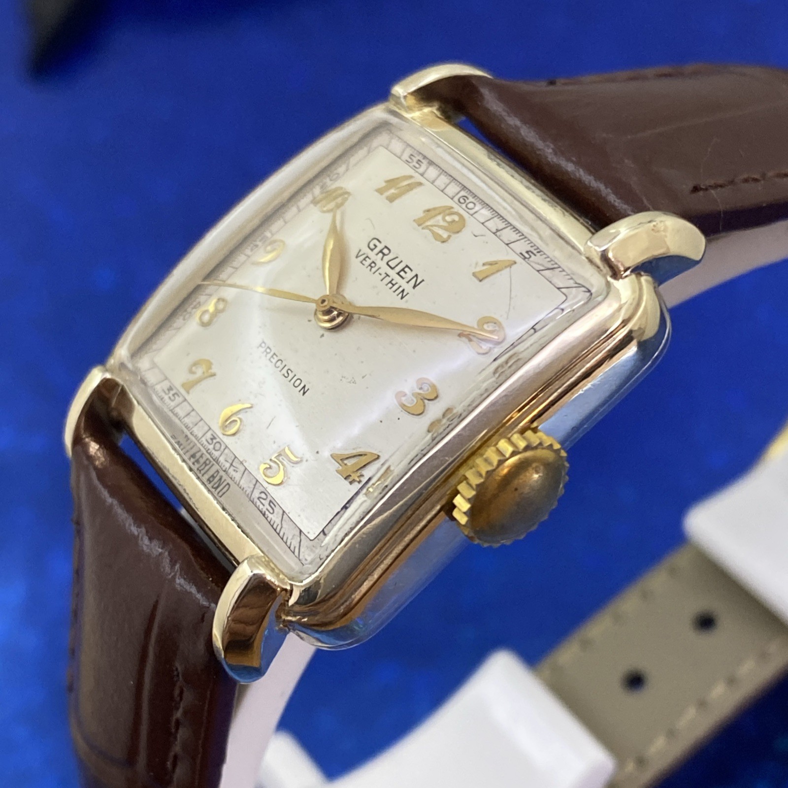 Vintage 1946 Man’s GRUEN Veri-Thin Stunning Case Fully Serviced 1 Year WARRANTY