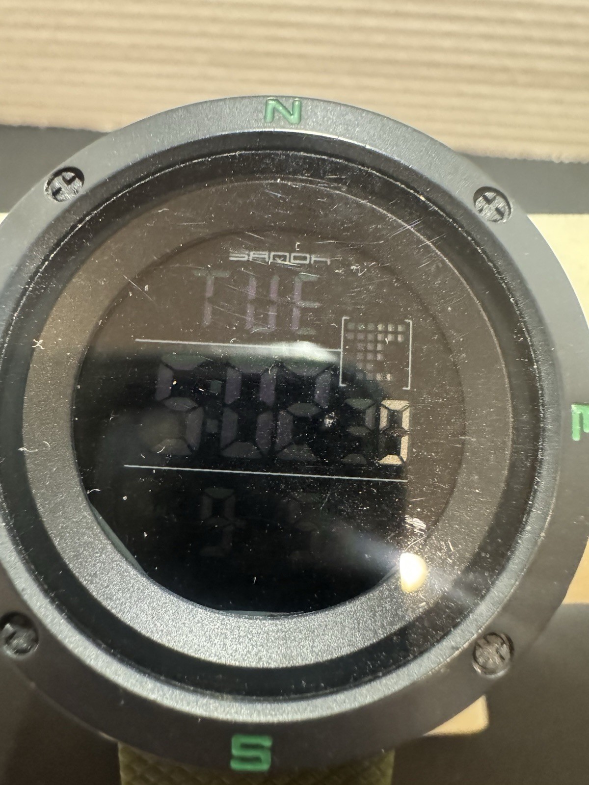 SKMEI MEN SPORTS WATCH THERMOMETER ALTITUDE PRESSURE DIGITAL WRISTWATCH 1427 0A
