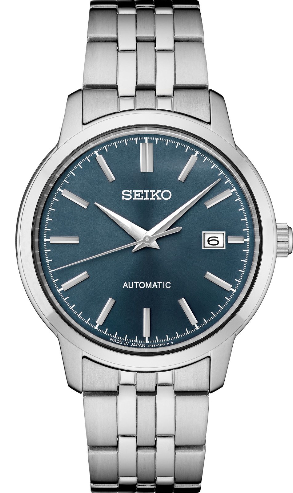 Seiko Essentials Automatic Blue Sunray Dial Men’s Watch SRPH87
