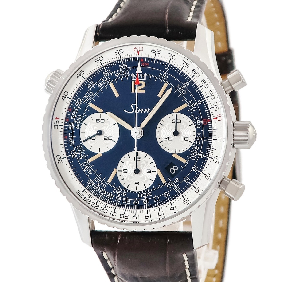SINN 903.ST.AUTO.B.E Chronograph, small seconds, date, rotating inner beze