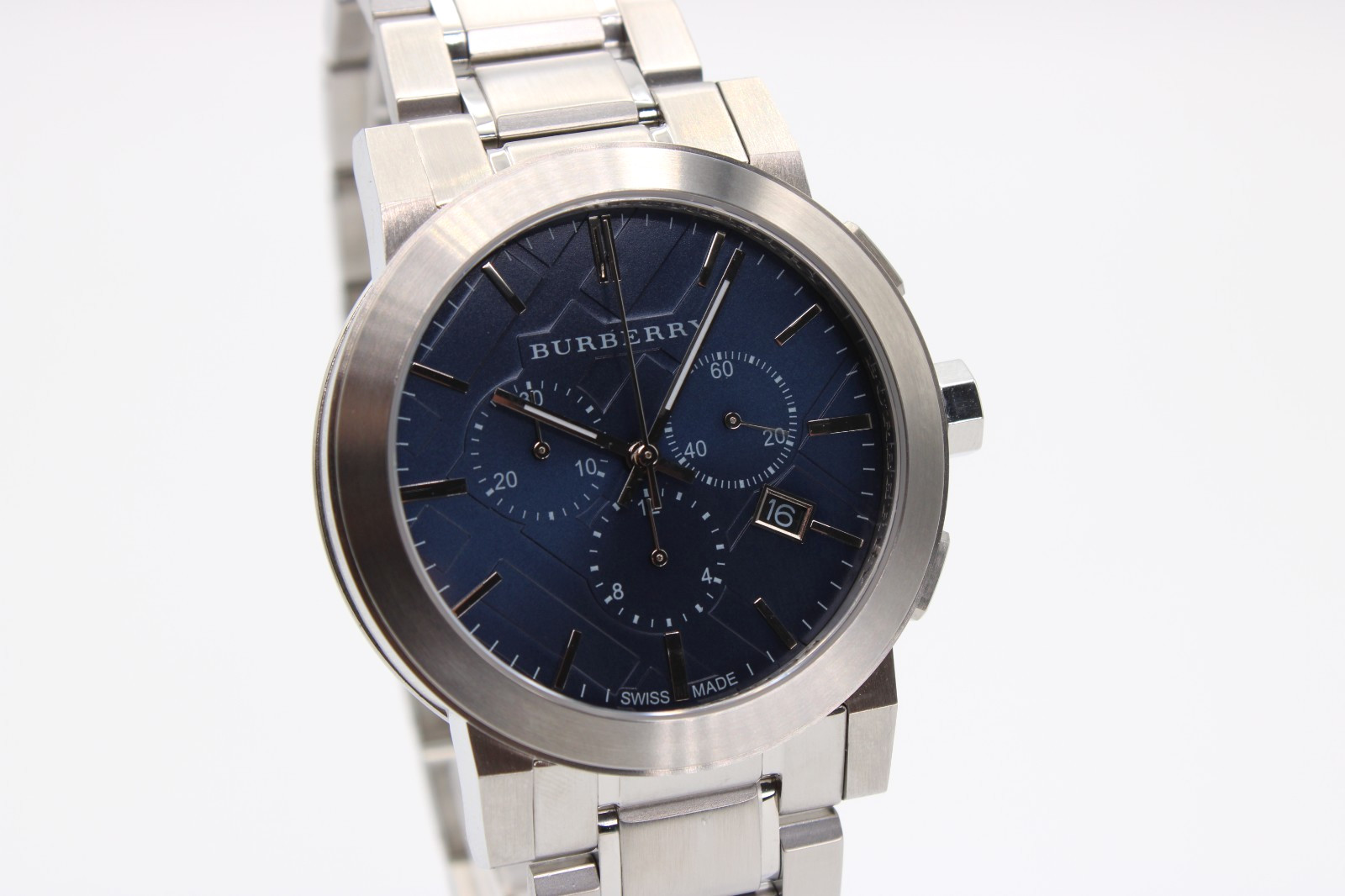 BURBERRY The City BU9363 Blue Dial Stainless Steel Men’s Watch 42mm