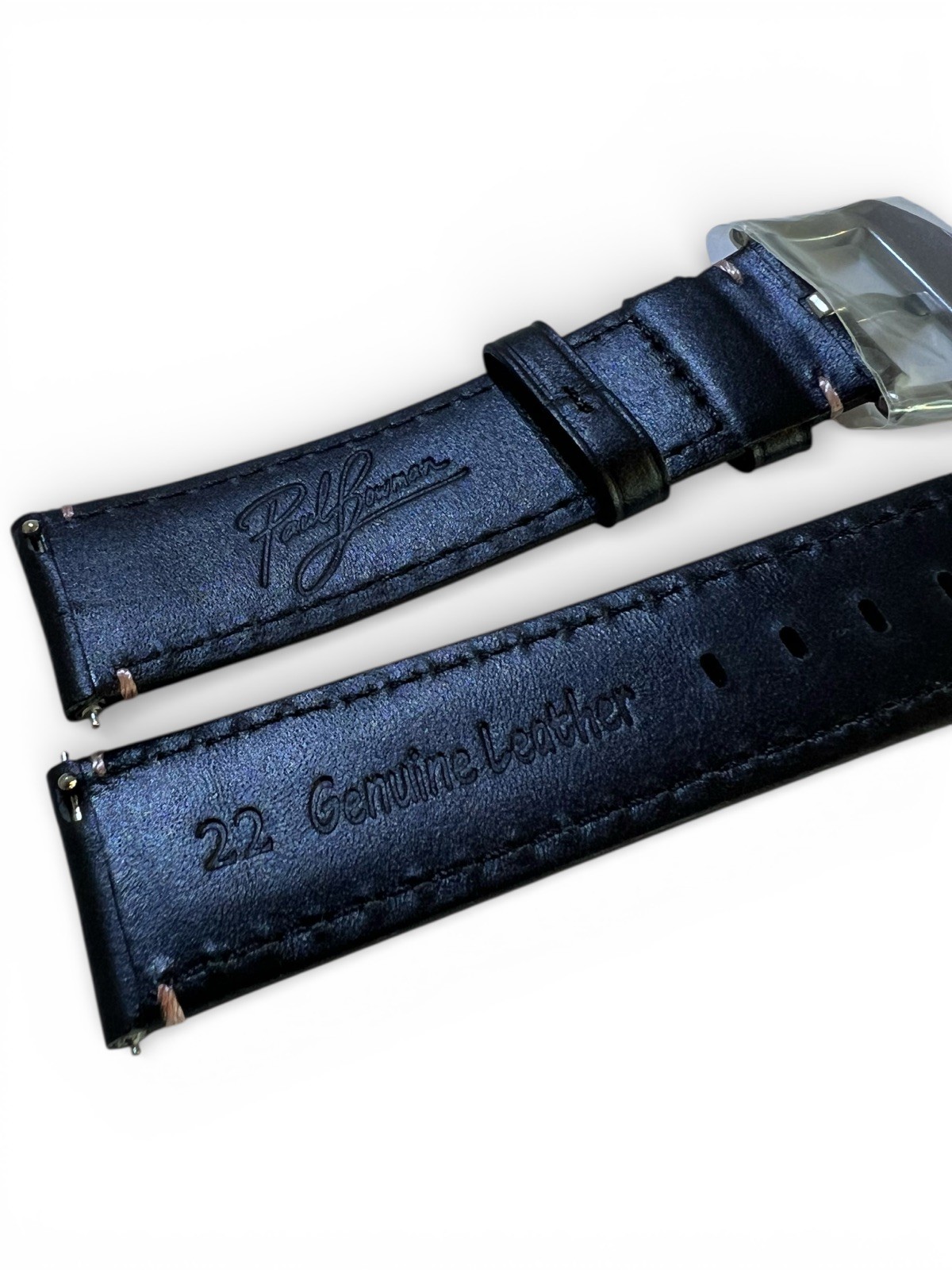 Premium Leather Strap | 22mm Genuine Leather | Field Band | Military grade