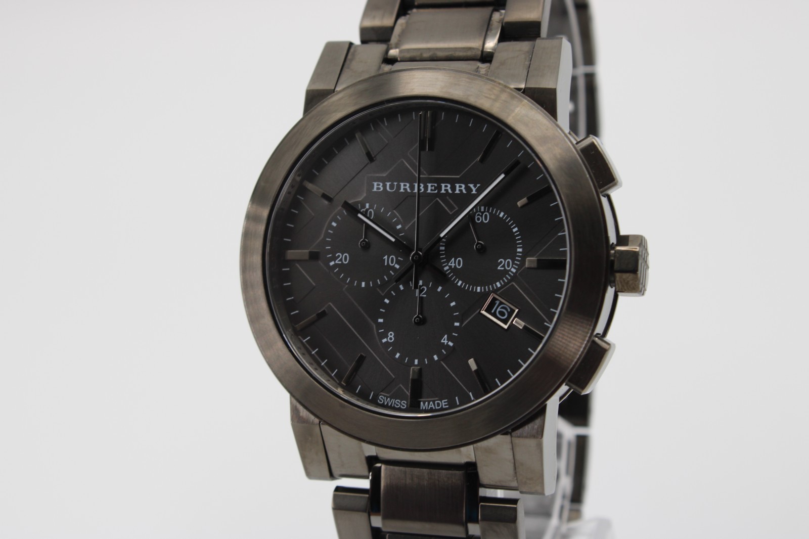 BURBERRY The City BU9354 Dark Gray Men’s Watch 42mm