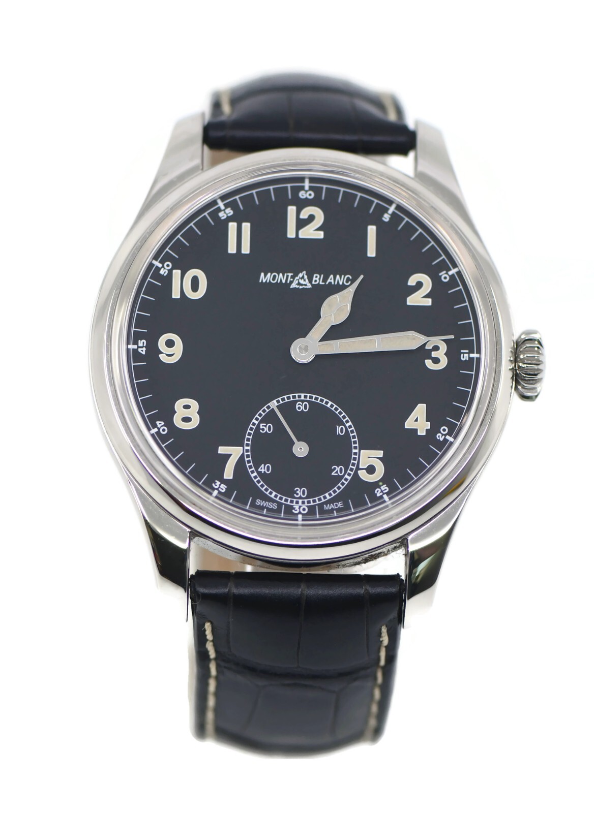 Montblanc 1858 Small Seconds Stainless Steel Watch 113860