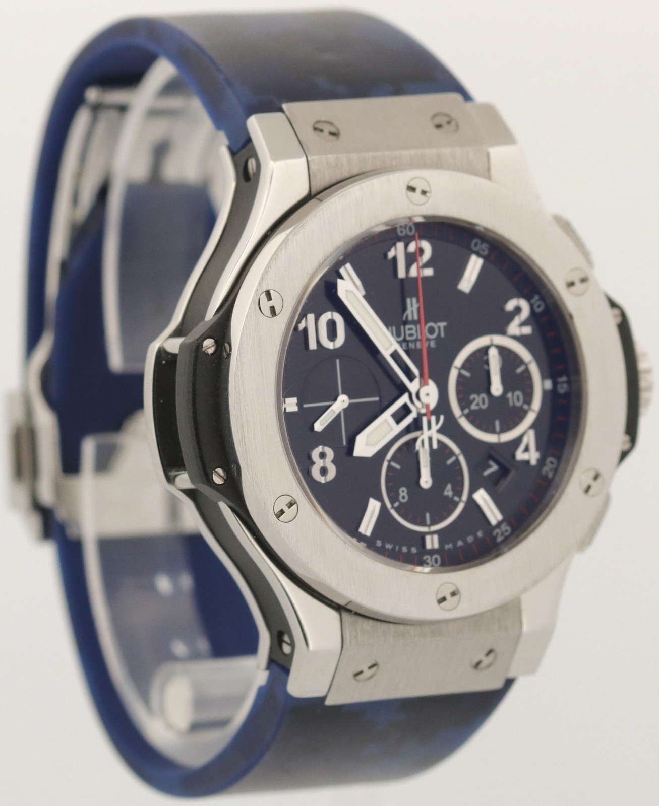 Hublot Big Bang Original BLACK Stainless Steel 44mm Rubber 301.SX.130.RX Watch