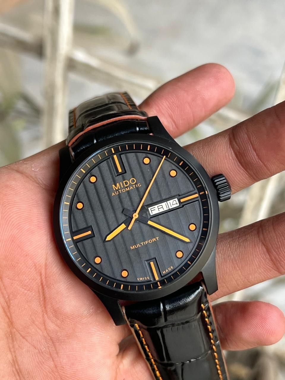 Mido miltifort special Edition Mens Automatic Watch steel Black PVD