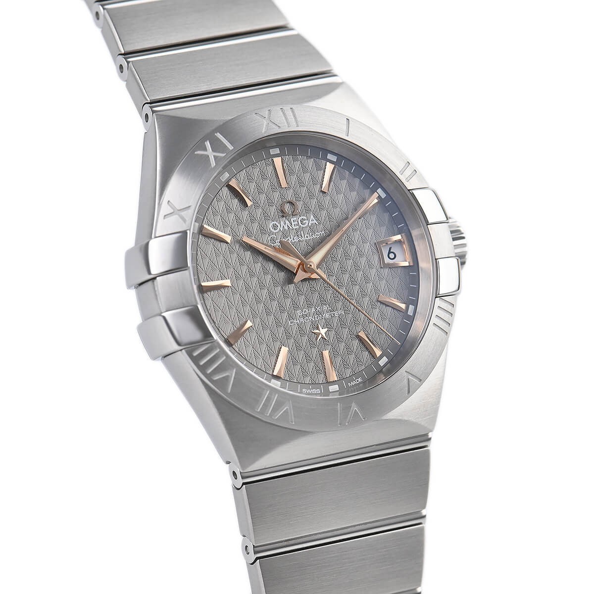 Omega Constellation Co-Axial 38mm Grey 123.10.38.21.06.002 Box Papers 38mm