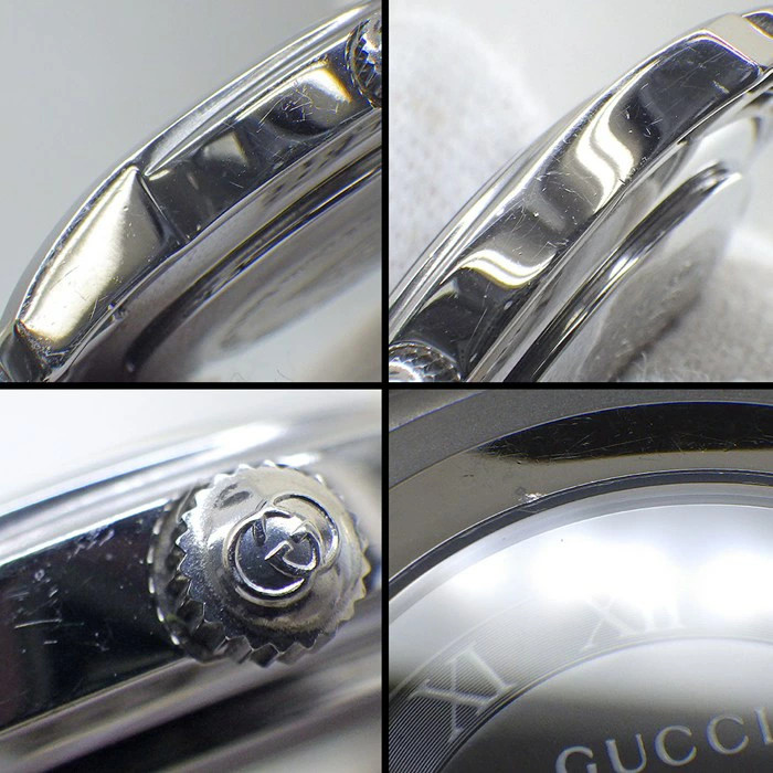 Gucci G-Class 5500L Watch Black Dial Roman Index 8.5 in