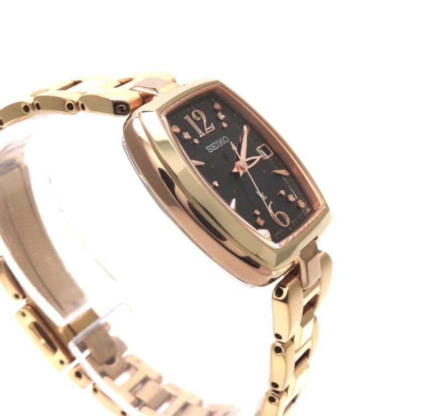 SSVW128 SEIKO watch LUKIA 1P diamond extremely beautiful