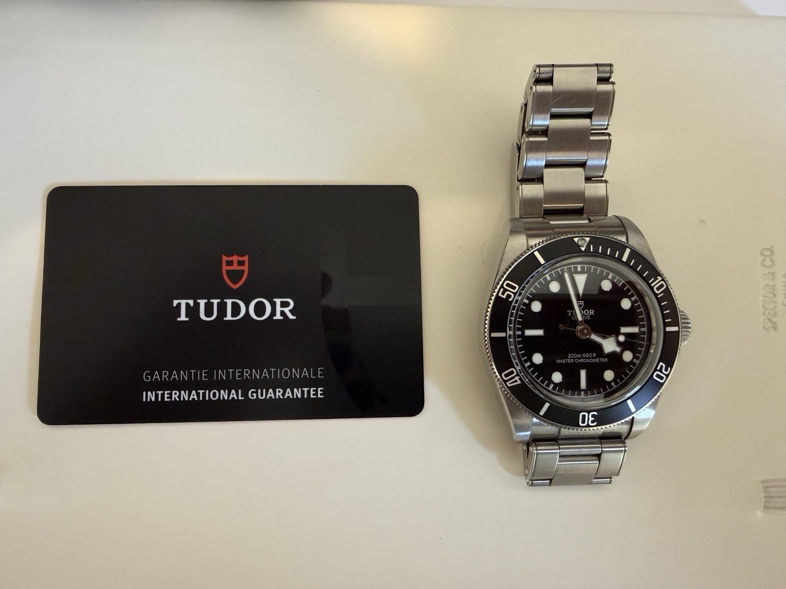 2025 TUDOR Black Bay 41 Monochrome Full Set 3 Link Oyster Bracelet