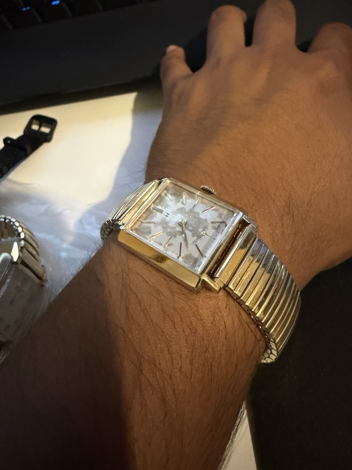 Hamilton Vintage Men’s Wristwatch Gold Filled, Manual Wind, USA