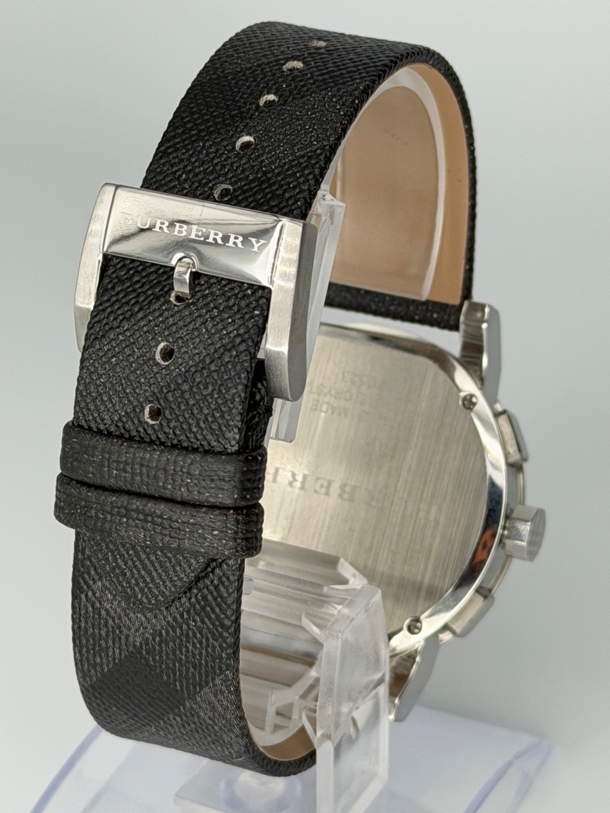 BURBERRY The City BU9359 Stainless Steel Black Dial 42 mm Wristwatch