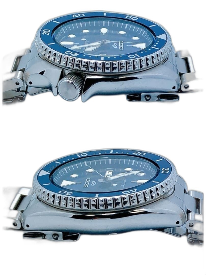 Seiko 5 Sports Automatic Watch Blue Dial 4R36-07G0 Pre-owned – Good