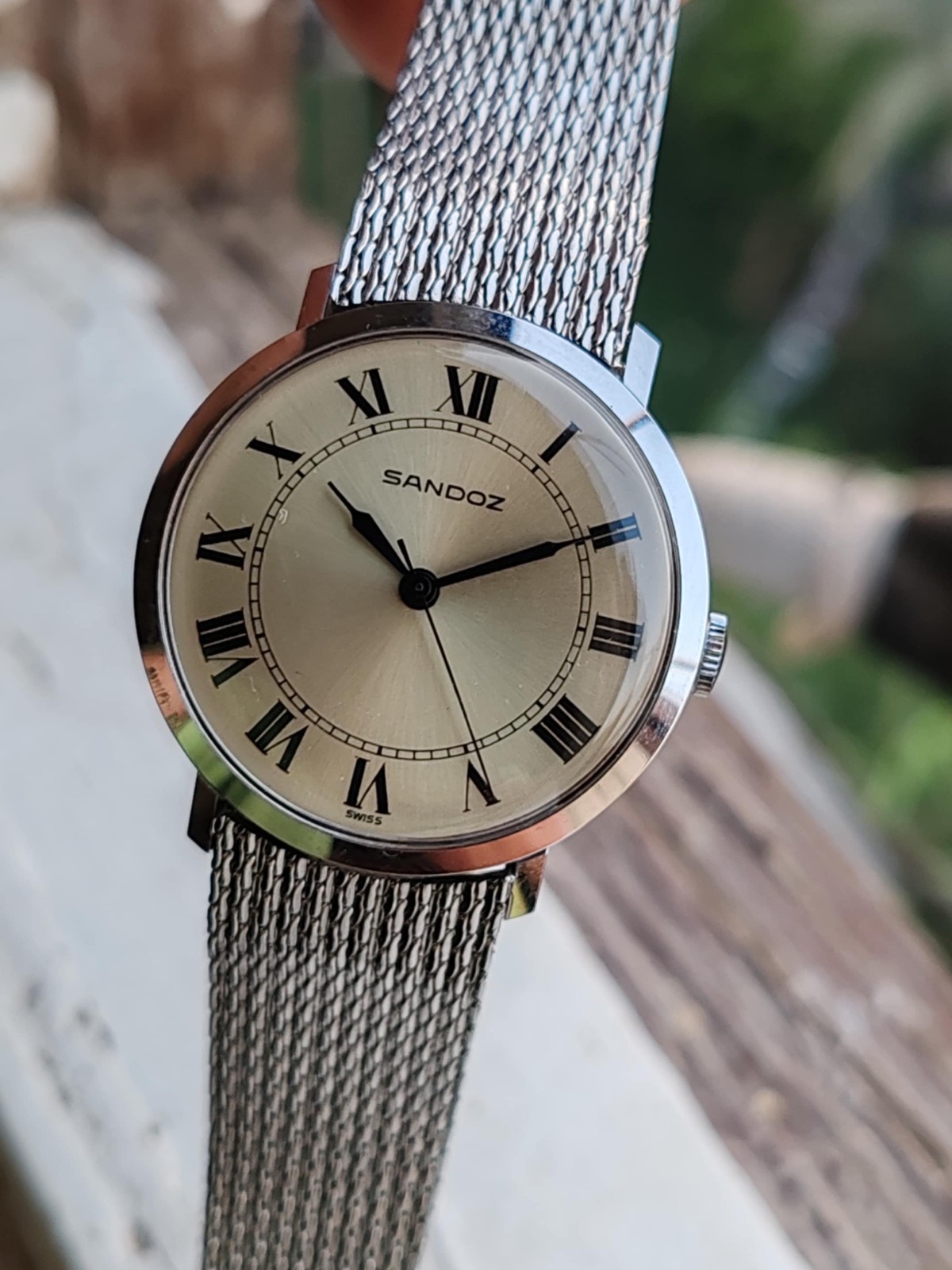 Sandoz Manual winding Rare Dial