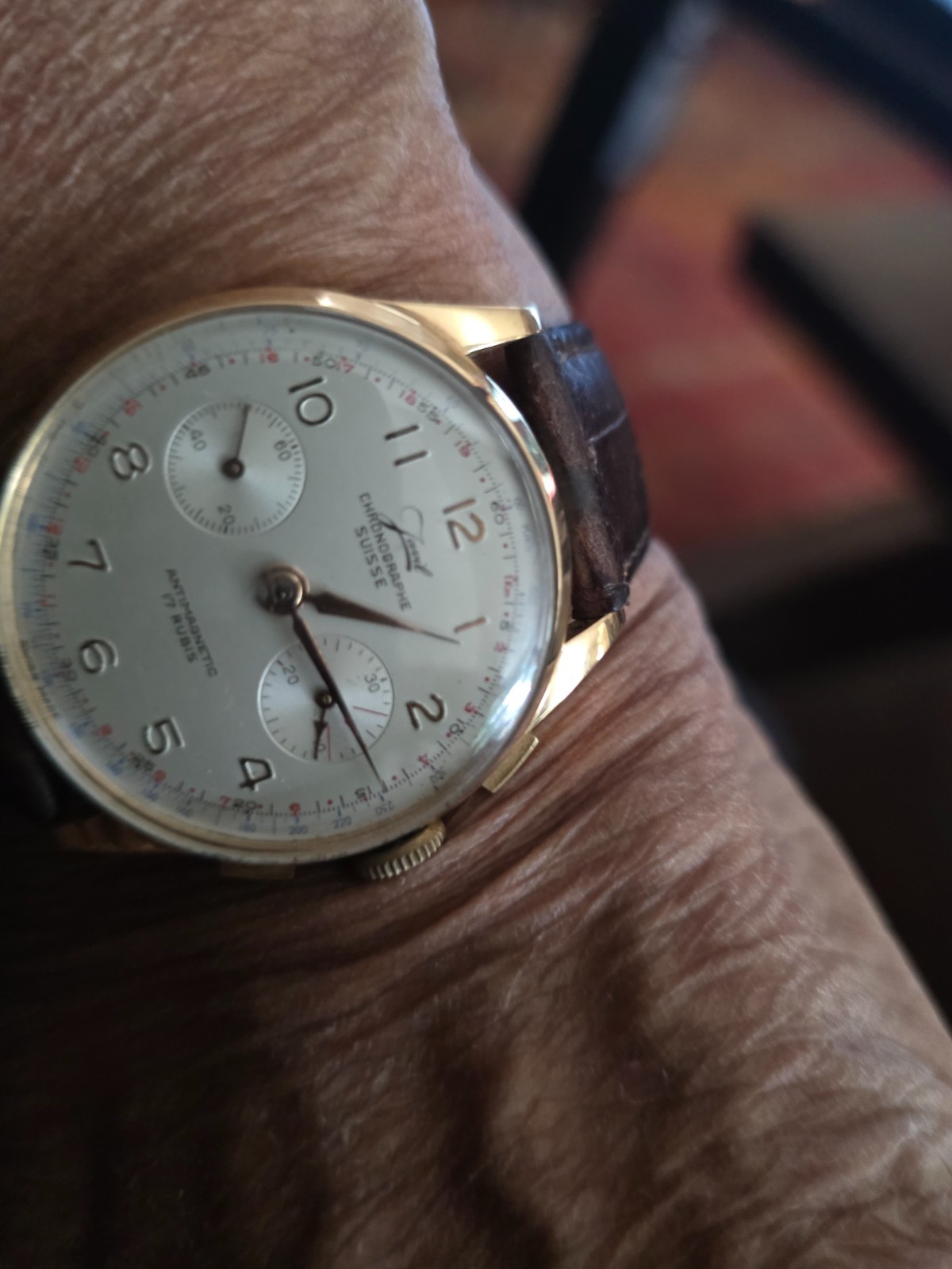 SOLID 18KT CHRONOGRAPHE SUSSIE