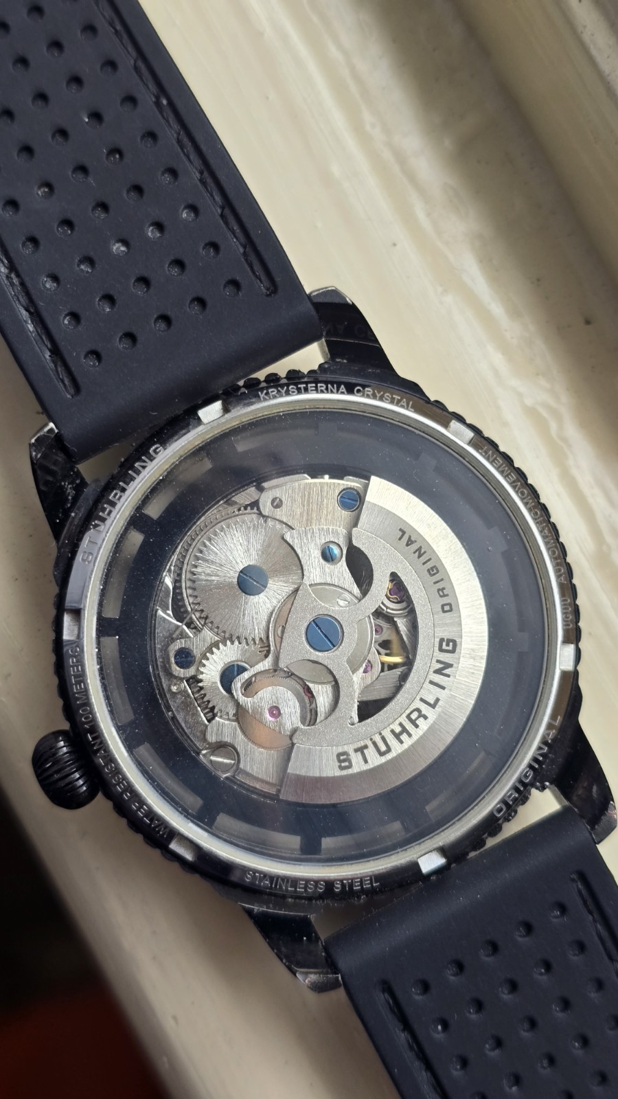 Stührling Winchester 3933 3 Automatic 41mm Skeleton watch