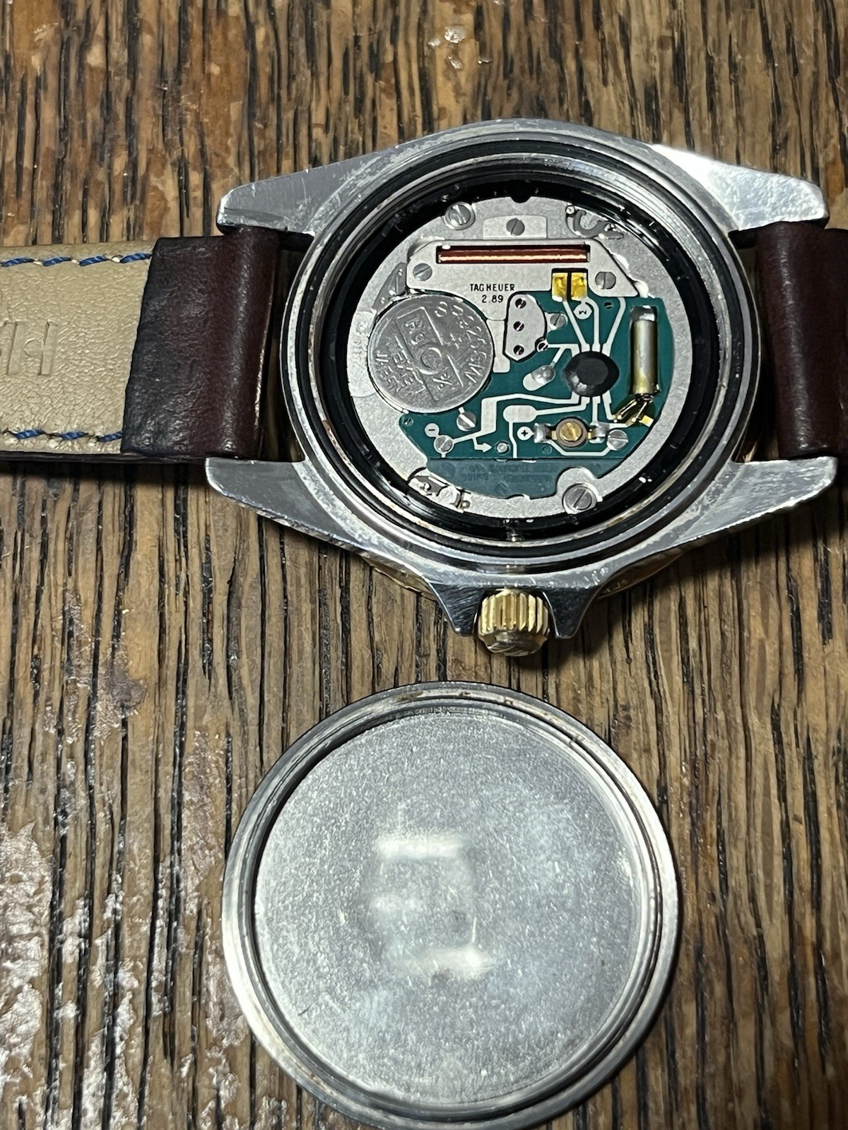 1990s GENTS TAG HEUER 1000 PROFESSIONAL 200m REF. 980-020B Two Tones Leather