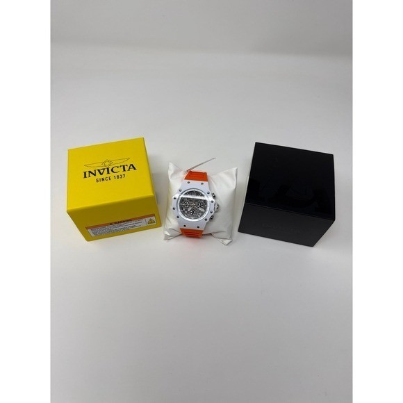 Invicta Racing Vaulthan Men’s Watch – 44mm. Orange (69672)