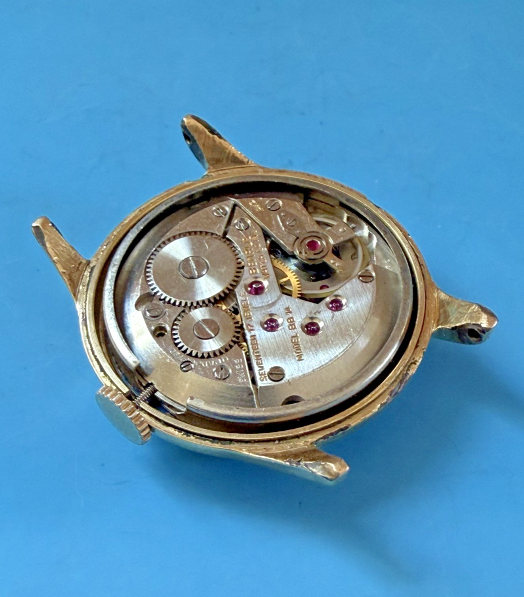 Vintage Benrus 17J BB14 Mechanical Watch Gold Filled – Running