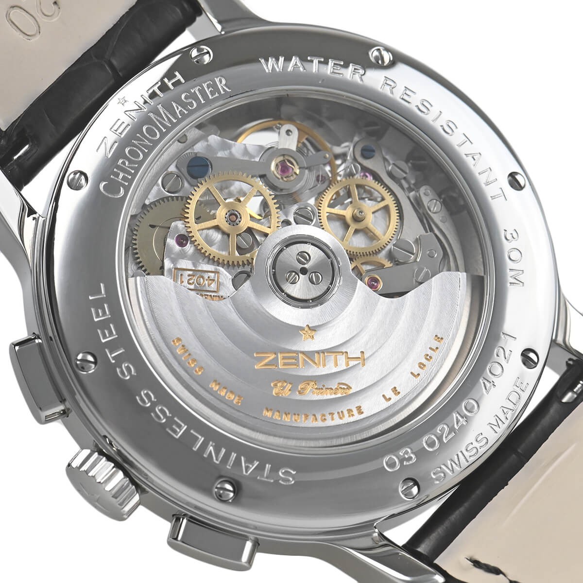 Zenith Chronomaster T Open El Primero Black Dial 03.0240.4021/21.C495 Serviced