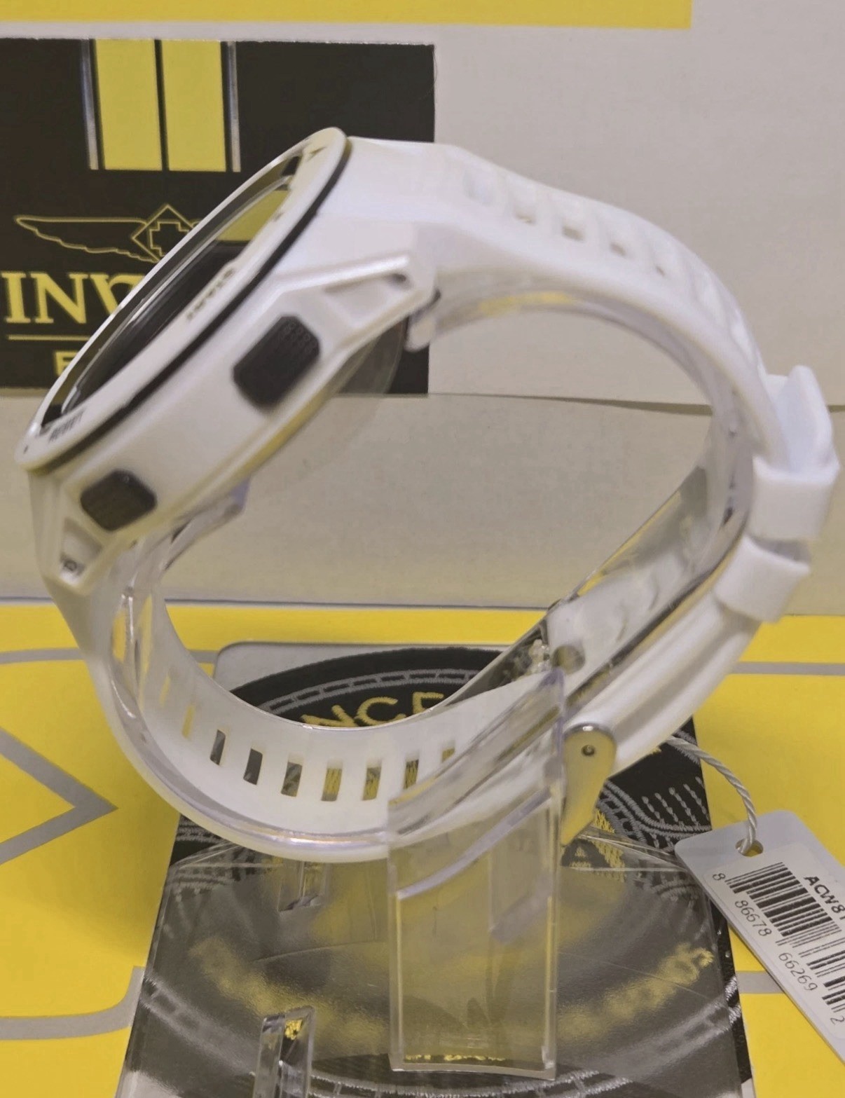 Invicta X Activa Men’s Multifunction Digital Watch 45mm White New! SHARP!!