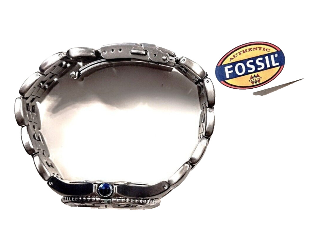 Snap-on Tools FOSSIL Watch in Tin ~ 2005 Old Stock ~ Needs Battery ~ NEW w/Tags!
