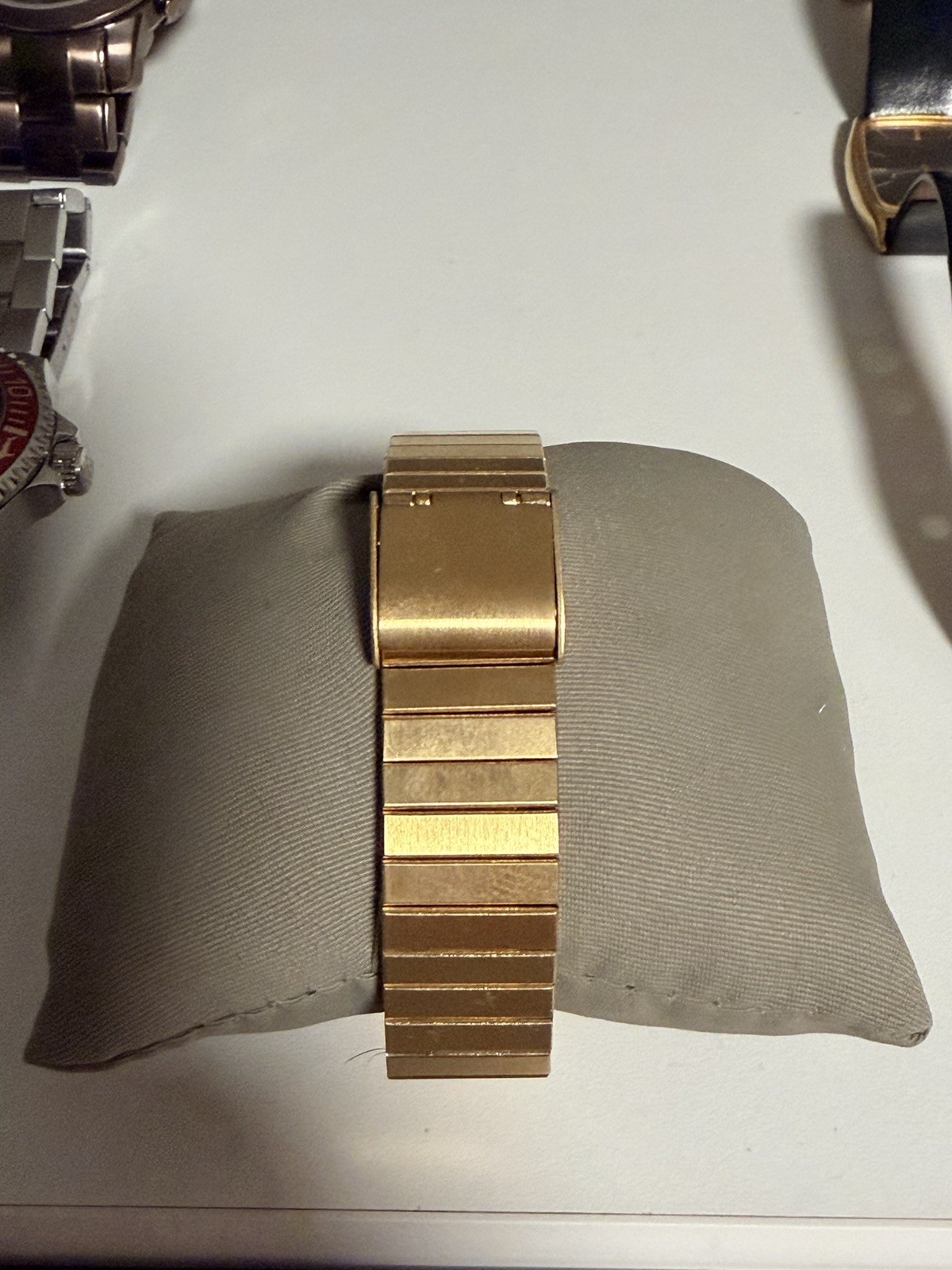 Seiko Quartz Vintage 1980s Gold Square Dial 33mm Analog Dress Bracelet