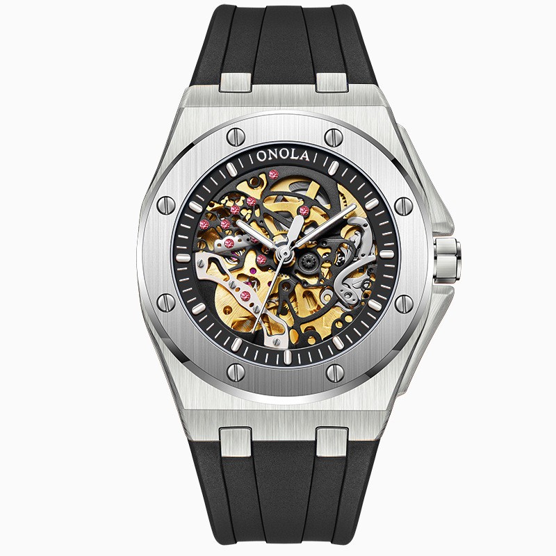 ONOLA Sports Men Wristwatch Waterproof Automatic Mechanical Watches Luminous