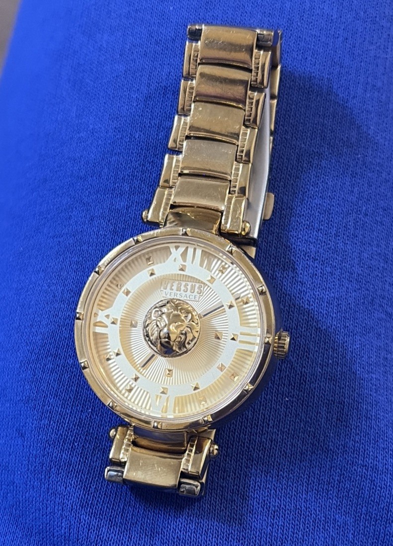 Versus Versace Moscona IP Yellow Gold Stainless Steel Women’s Watch