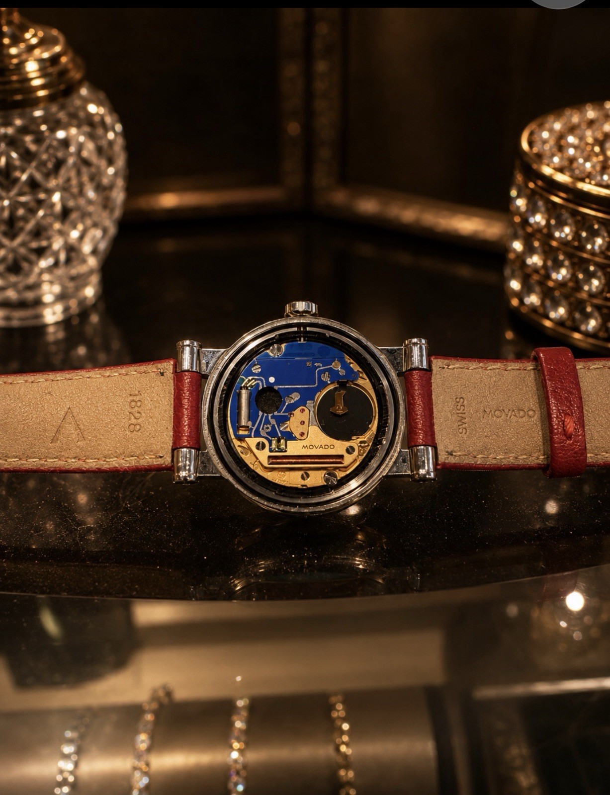 Movado Vizio Extremely Rare, Red Dial Women’s watch