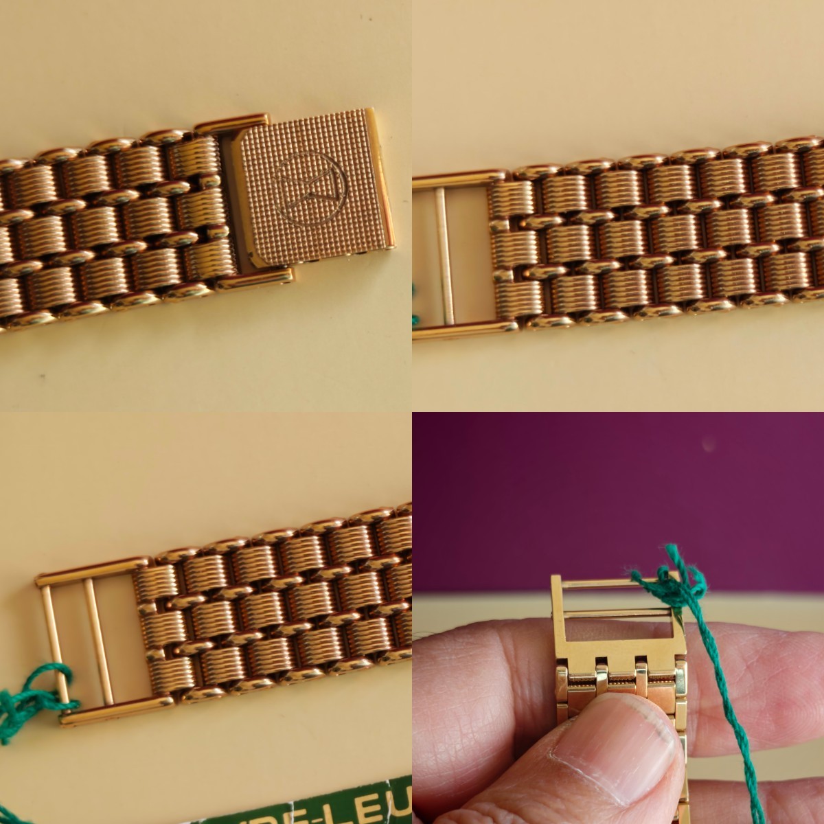 Mint FAVRE-LEUBA President Saddam Hussein Iraq Gold DIAL Box Watch R800