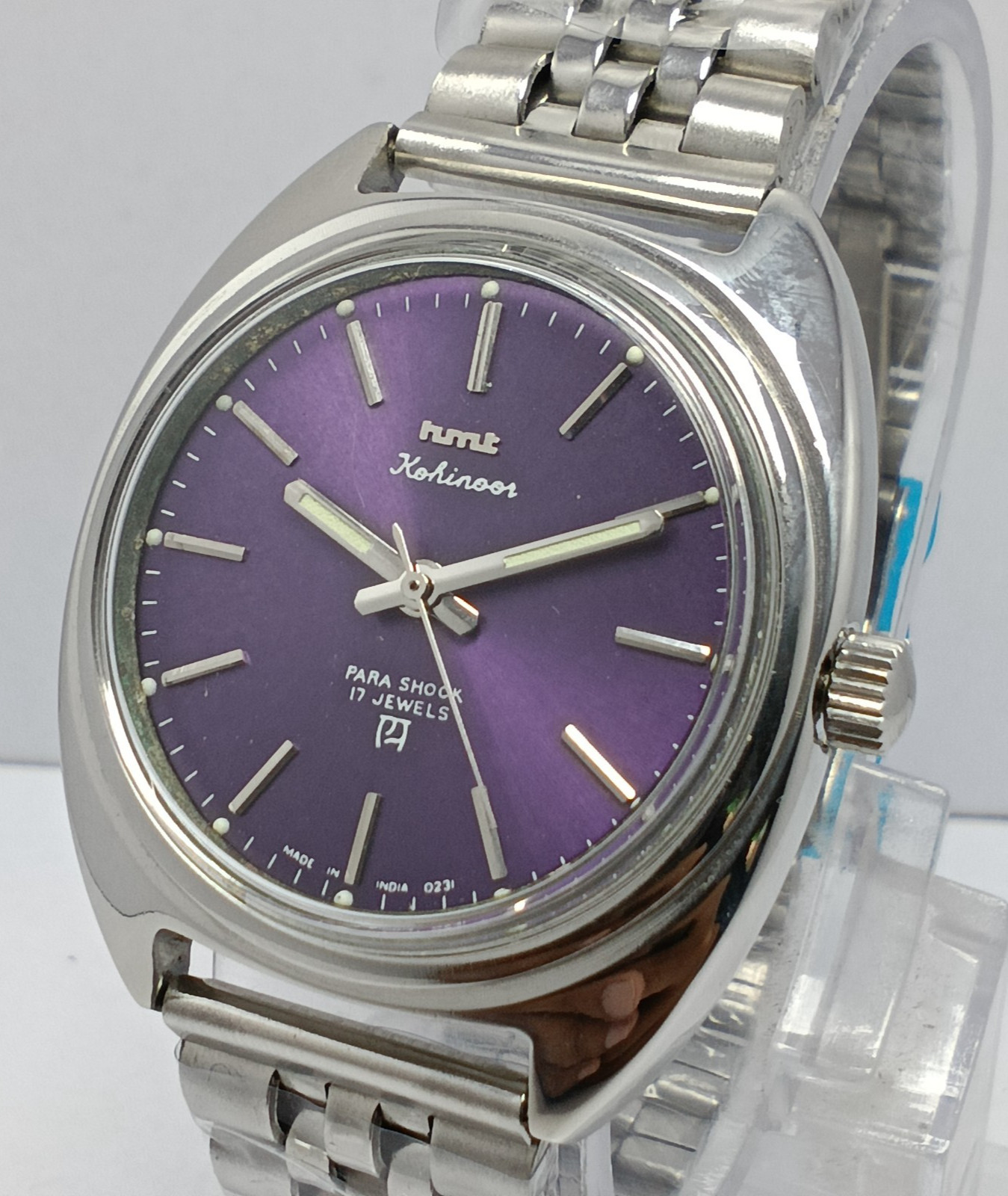 HMT Kohinoor 17 Jewels Hand Winding Wrist Watch For Men’s In Working Condition