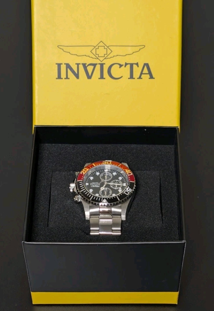 Invicta Pro Diver Chronograph Men’s Watch (Model 1770) – Coke Bezel