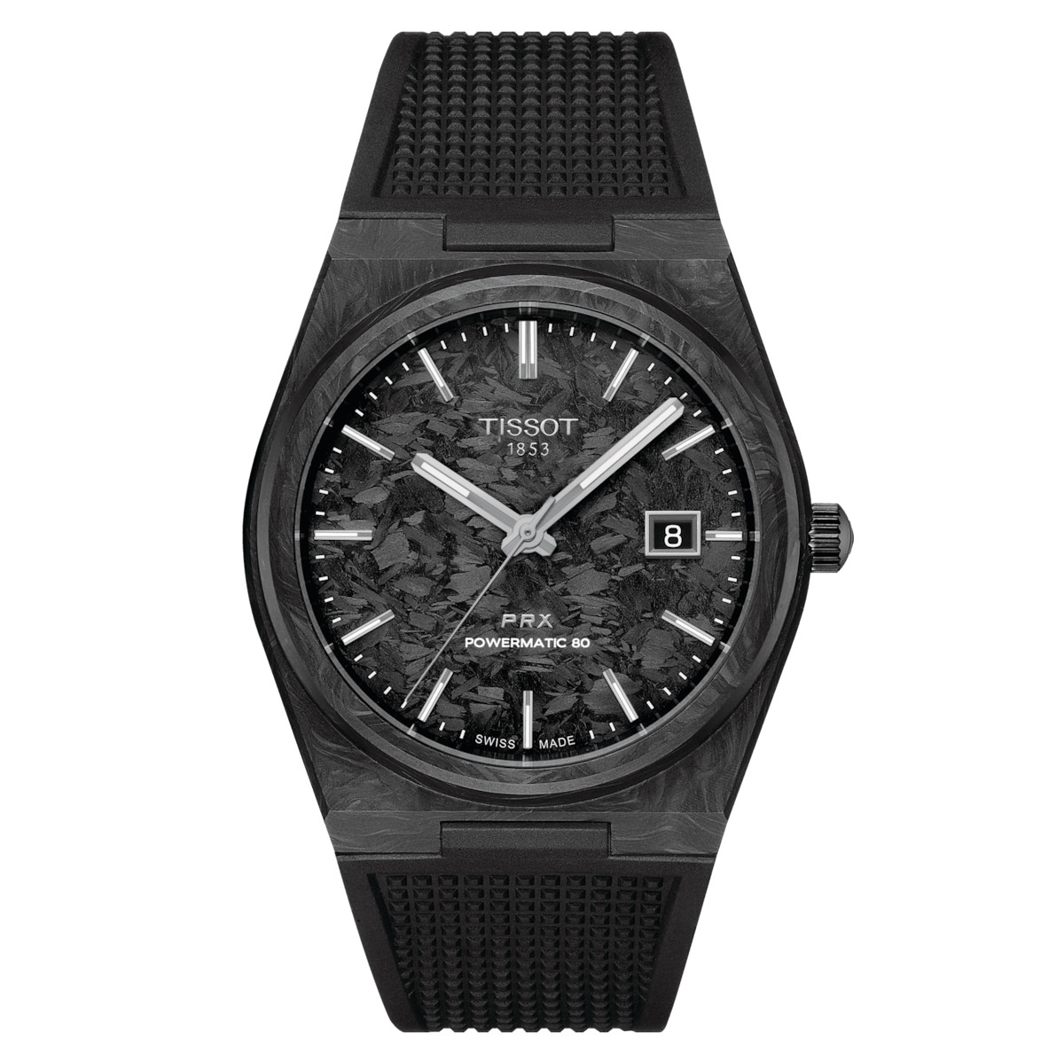 Tissot PRX Powermatic 80 Carbon 40.5 MM Automatic Watch T137.907.97.201.00