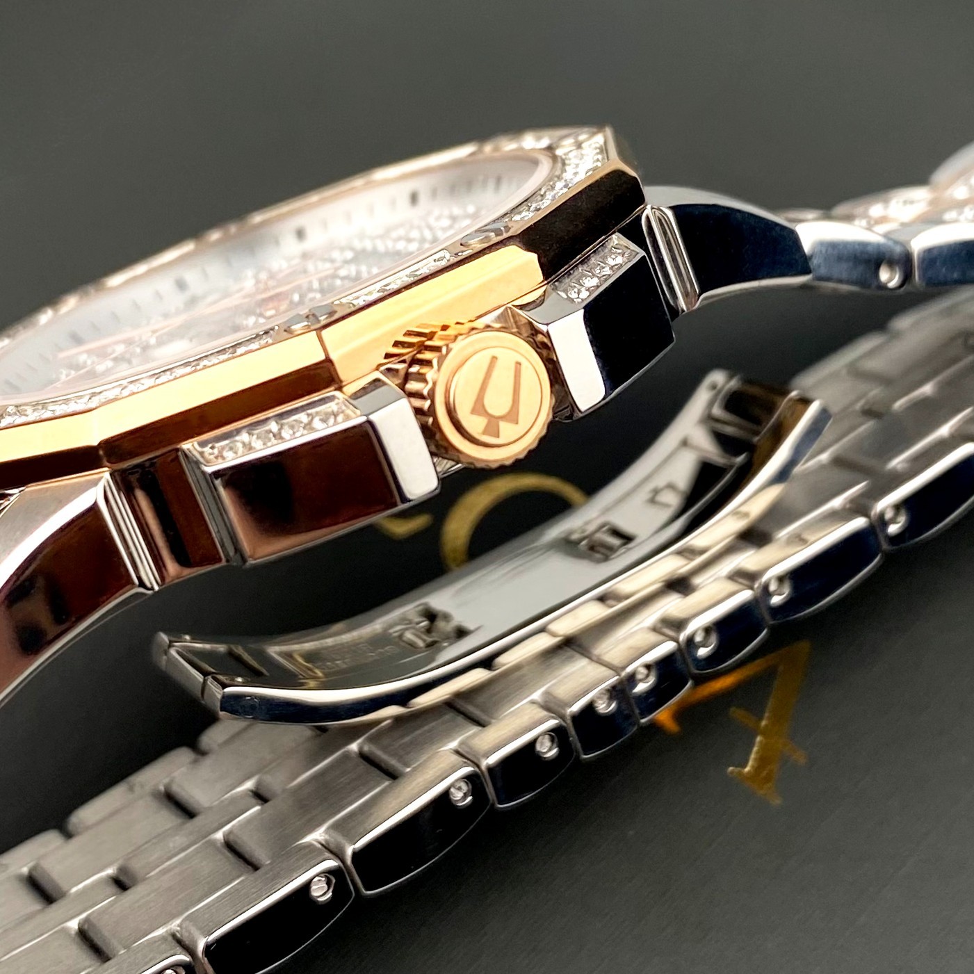 Bulova Octava 98C133 Quartz 41.5mm Quartz Crystal Dial Two-Tone Men’s Watch