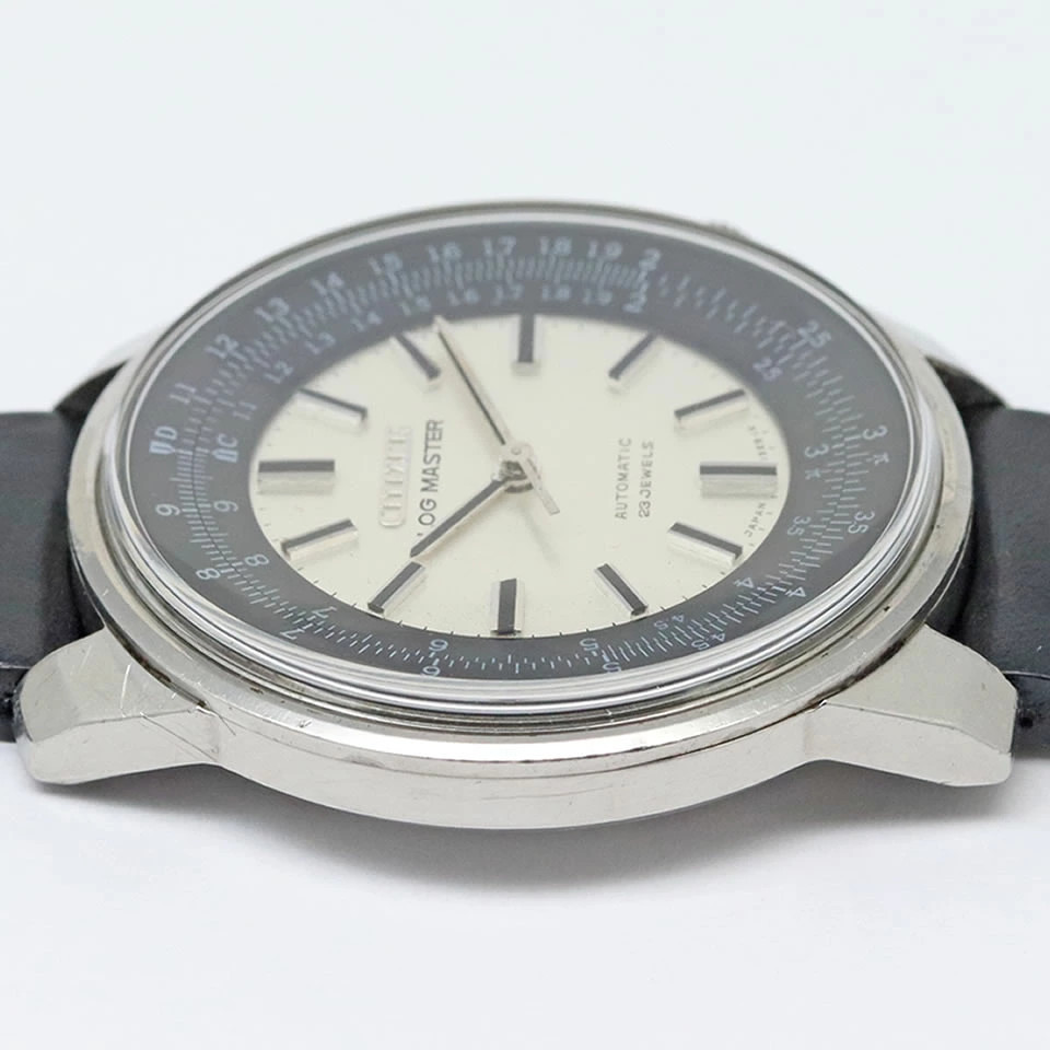 Citizen Log Master Ref.AUOS 52401-TA Citizen Log Master Rotating Inner Bezel