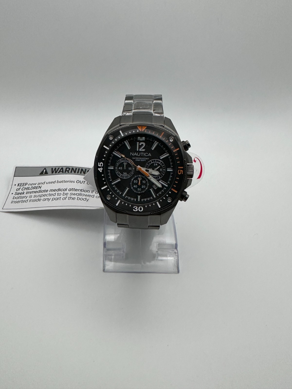 Nautica NCT Blue Sail 46mm Gun Metal Chrono Quartz Watch – NAPBSS506