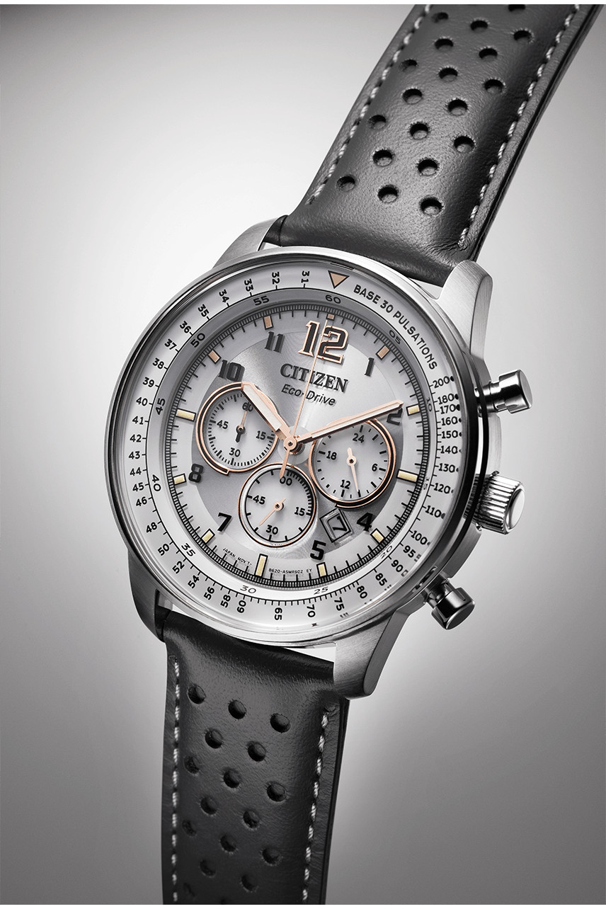 Citizen Men’s Chronograph Calendar Eco-Drive Grey Watch 44MM CA4500-24H