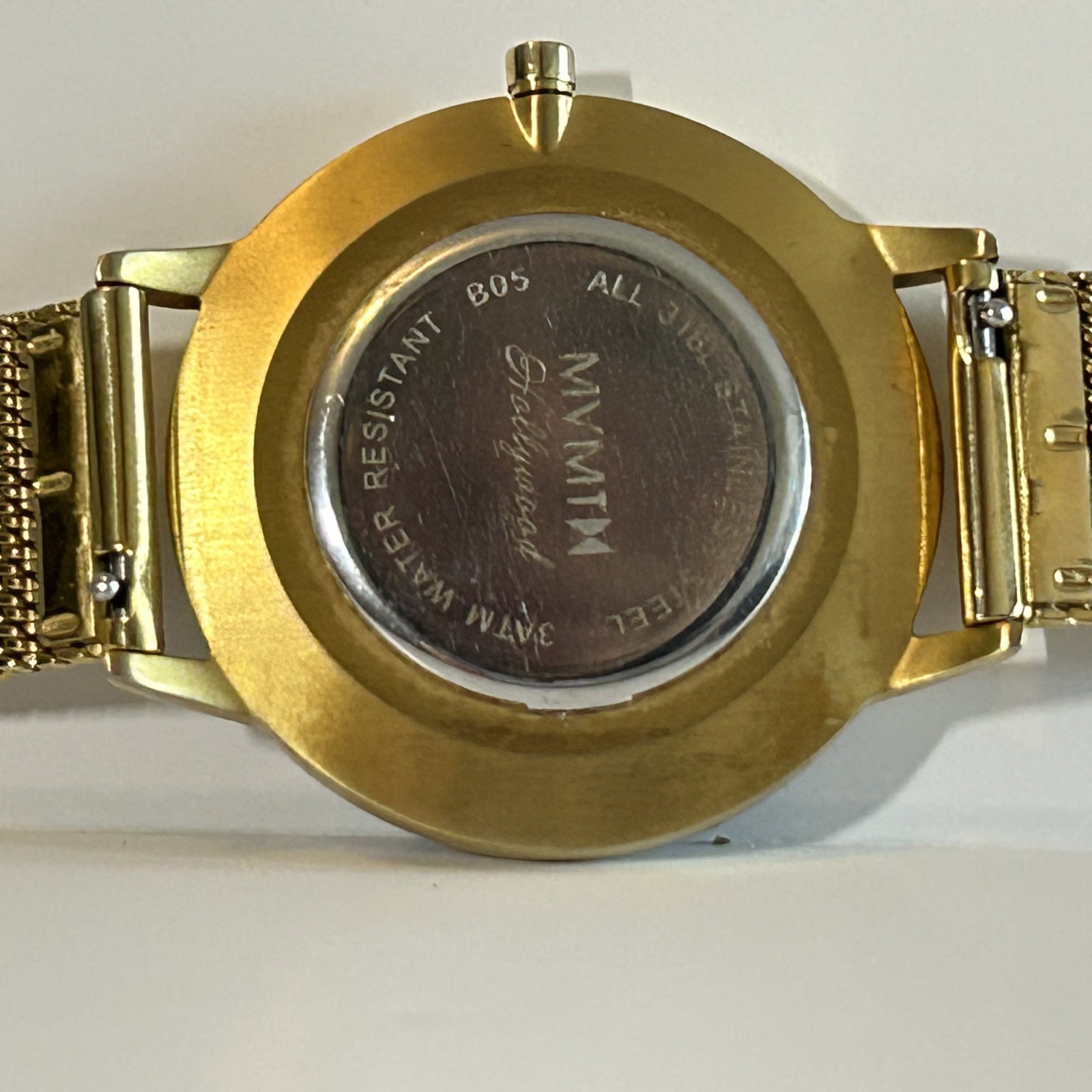 MVMT Boulevard Magnolia Women’s Watch Rose Gold Mesh Black Dial 38mm Qtz working