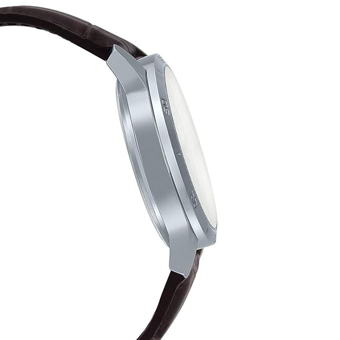 Casio MTP-V300L-7A Men’s Analog Watch Leather Band Mineral Glass Water Resistant