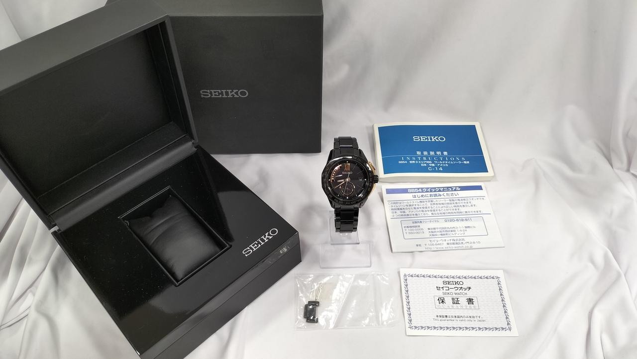 [B1N] Seiko Brightz SAGA115 8B54-0AA0 Solar Radio Controlled JDM Watch [t3v]