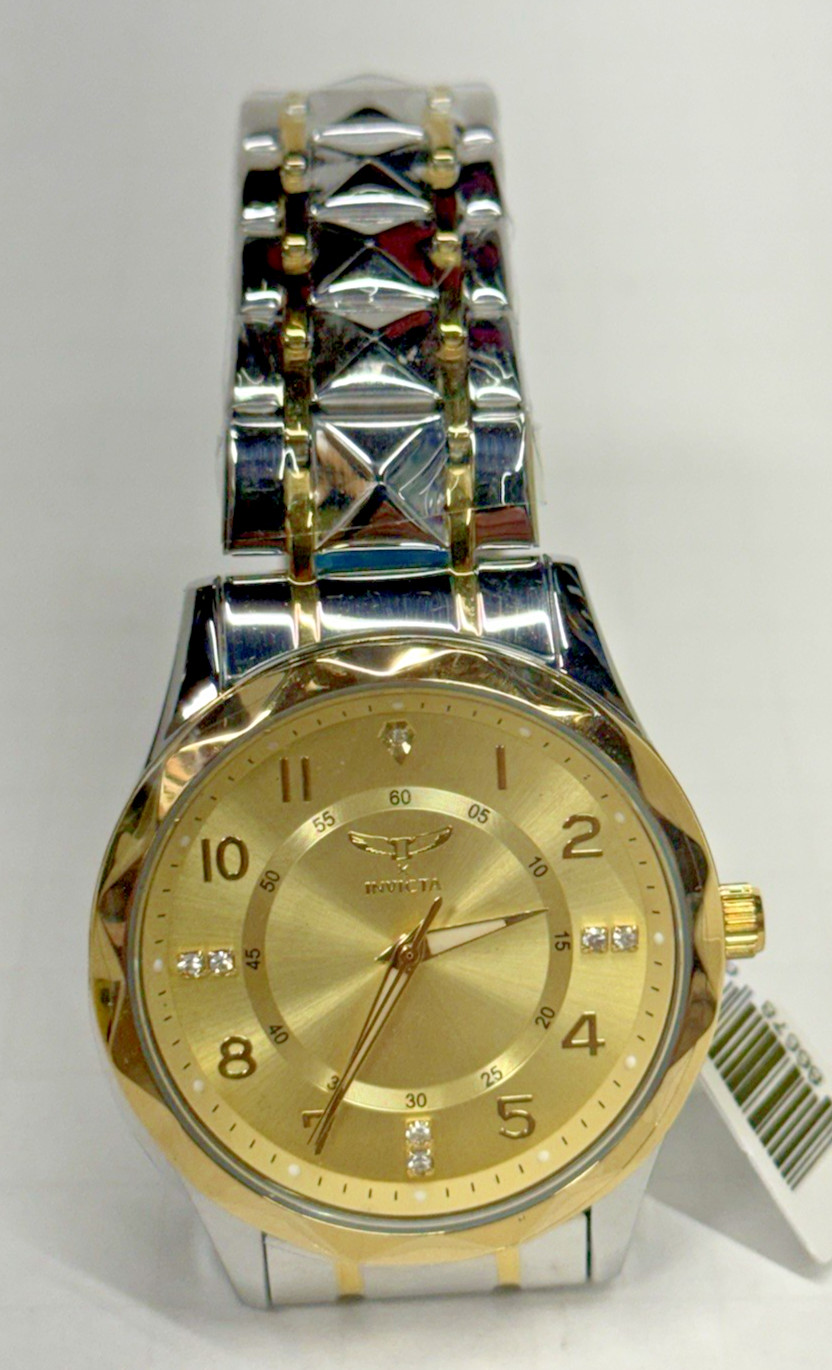 NEW – Invicta Men’s Specialty Gold Dial Watch – 69022