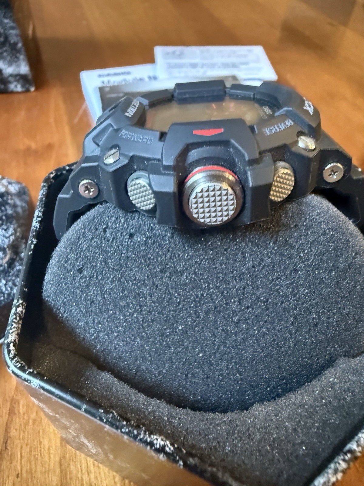 Casio G-SHOCK Rangeman GW9400-1 Triple Sensor 200m Shock, Box & Manual