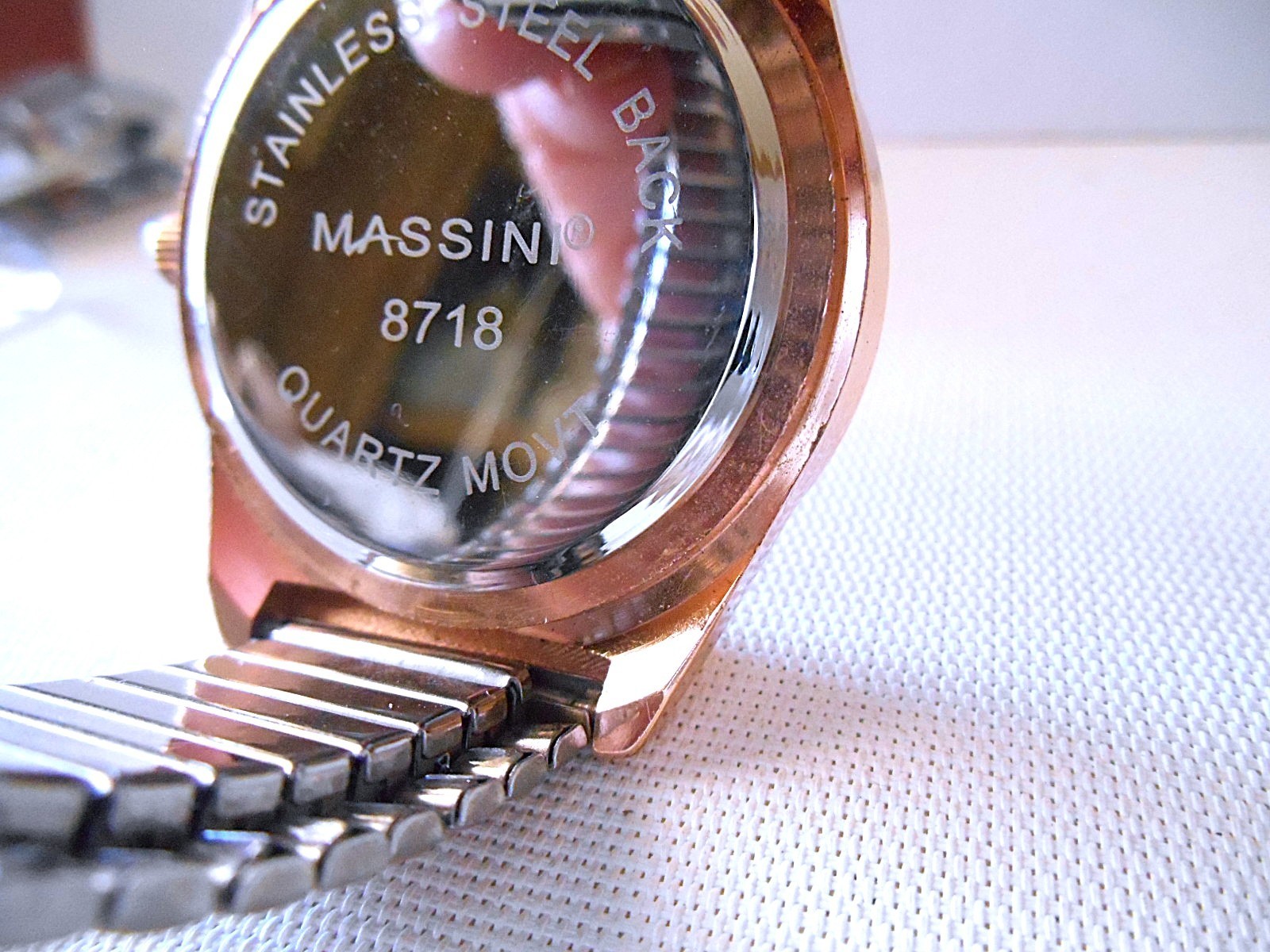 MASSINI 8718 Iced Out Brown Sports Watch – New Battery