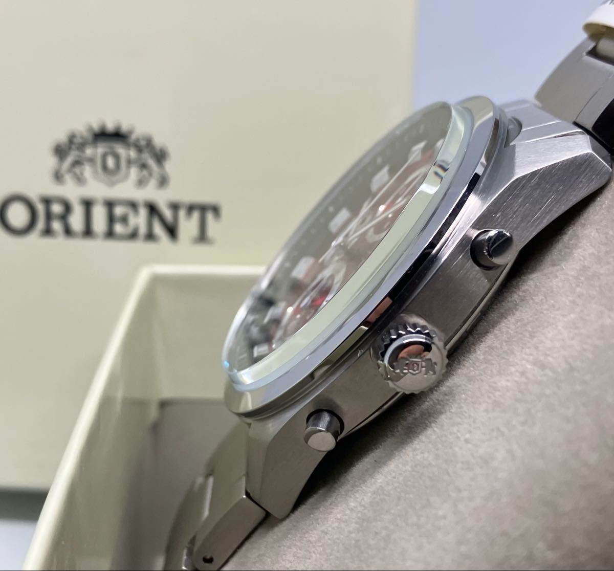 ORIENT NEO70’s WV0481TT Red Chronograph Quartz Men’s Watch Full Set Japan