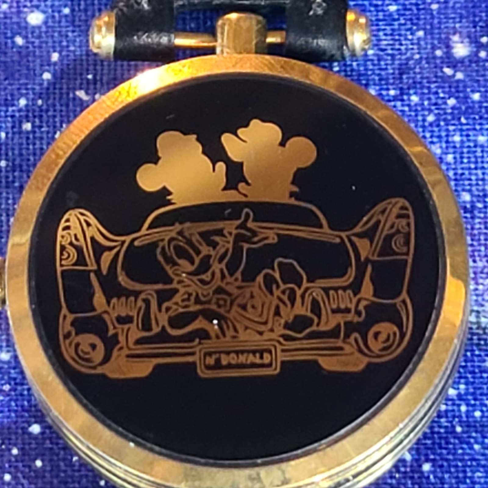 Disney Pedre Mickey Minnie Cadillac Rumble Seat Vintage Watch Ready To Wear