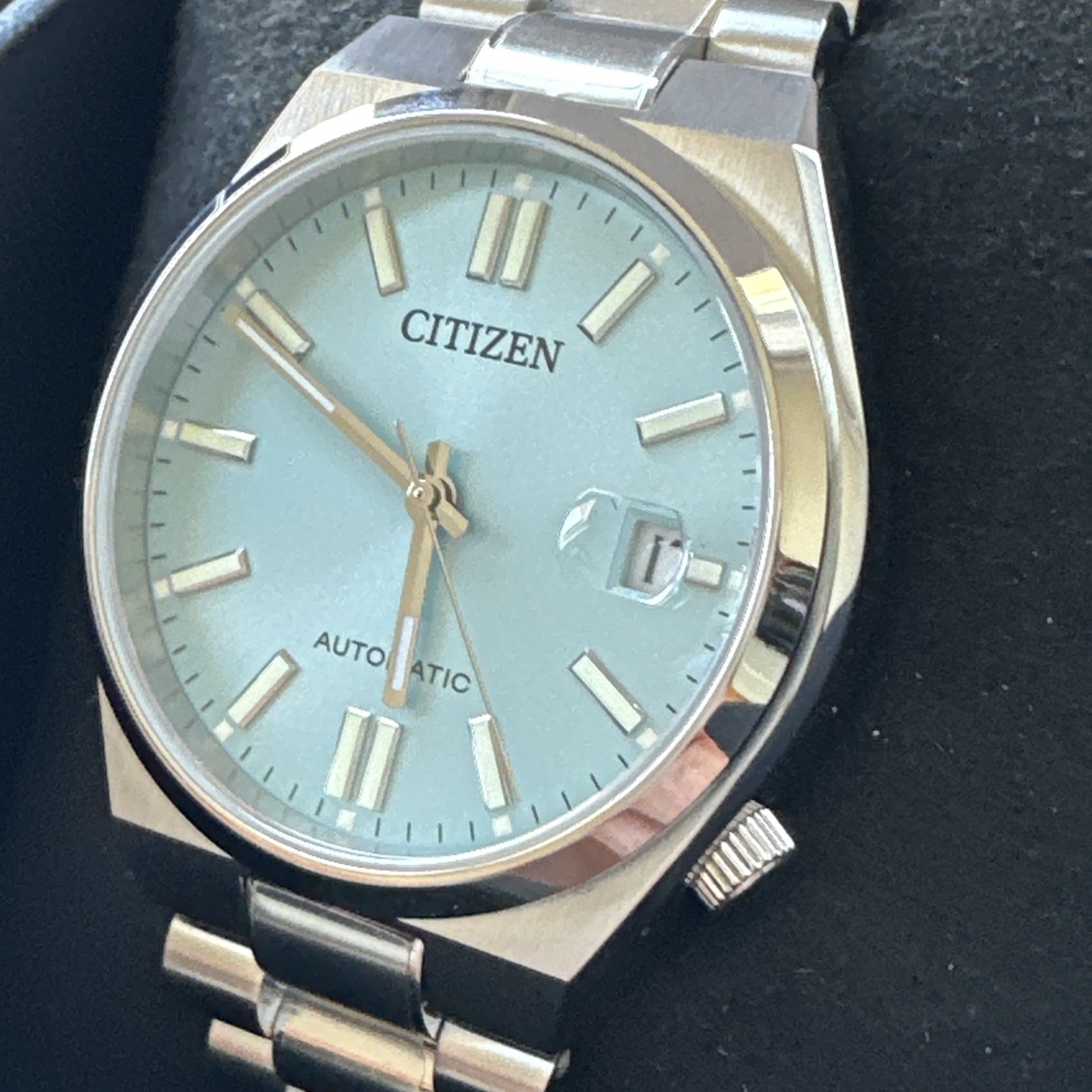Citizen Men’s Tsuyosa Automatic Blue Stainless Steel Date Watch 40MM NJ0151-53M