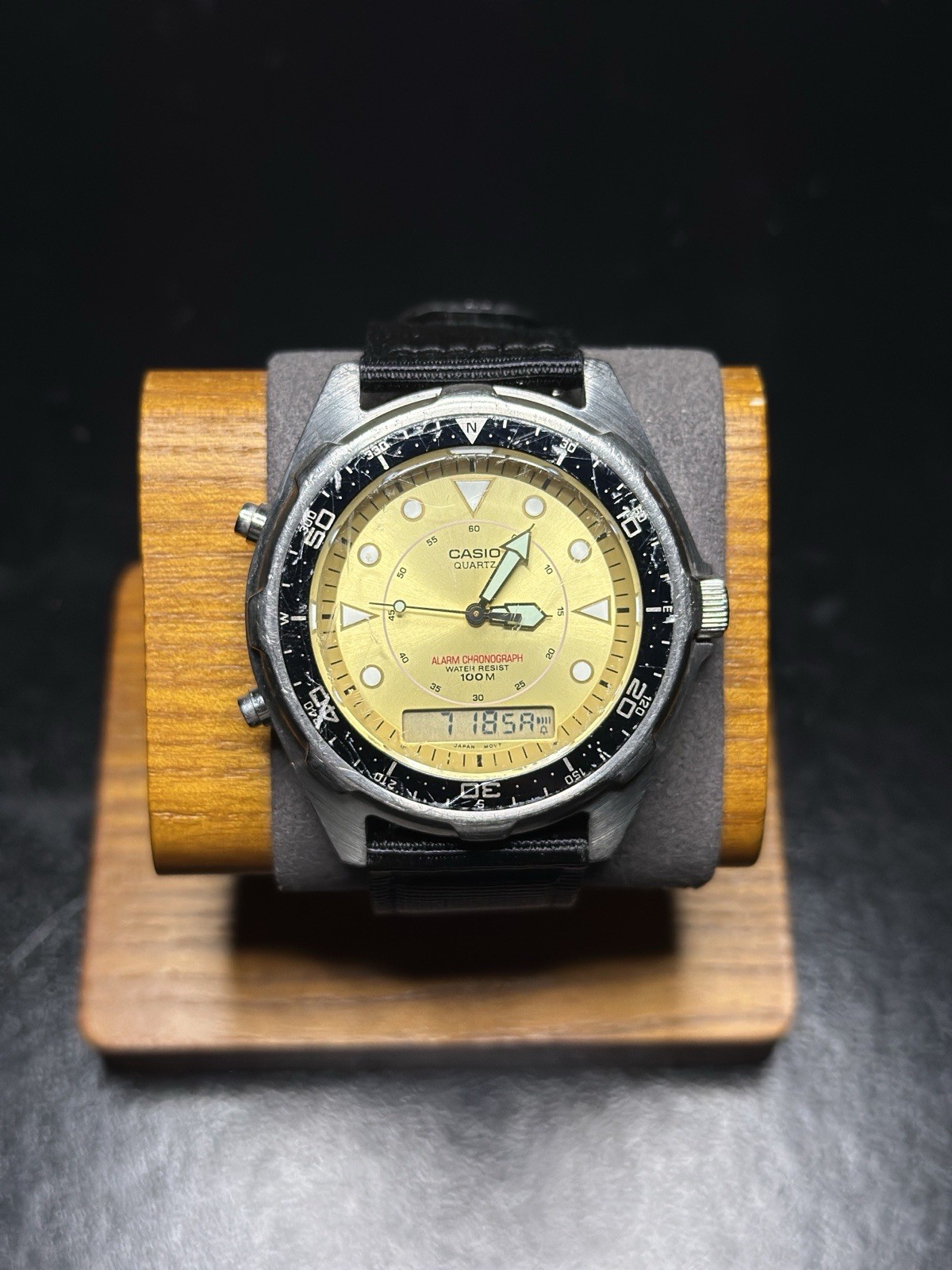 Vintage Casio AMW-320R Ana-Digi “Arnie” New Nylon strap Running New Battery