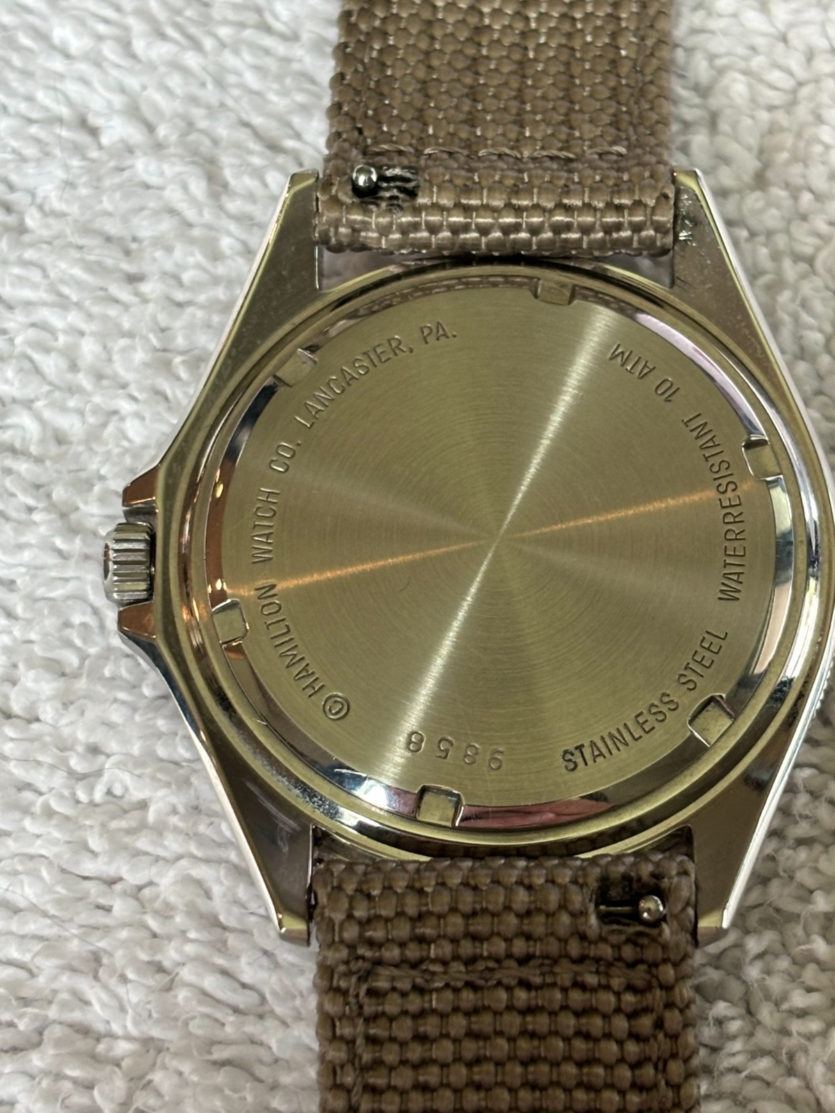 Hamilton Automatic Sub 330ft watch ref 9858